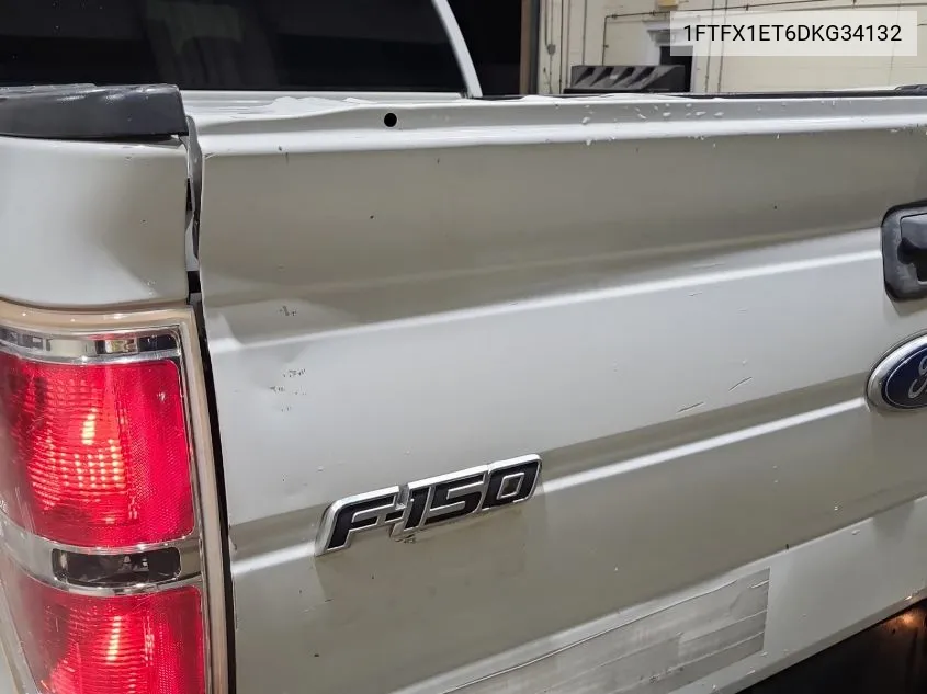 1FTFX1ET6DKG34132 2013 Ford F150 Super Cab