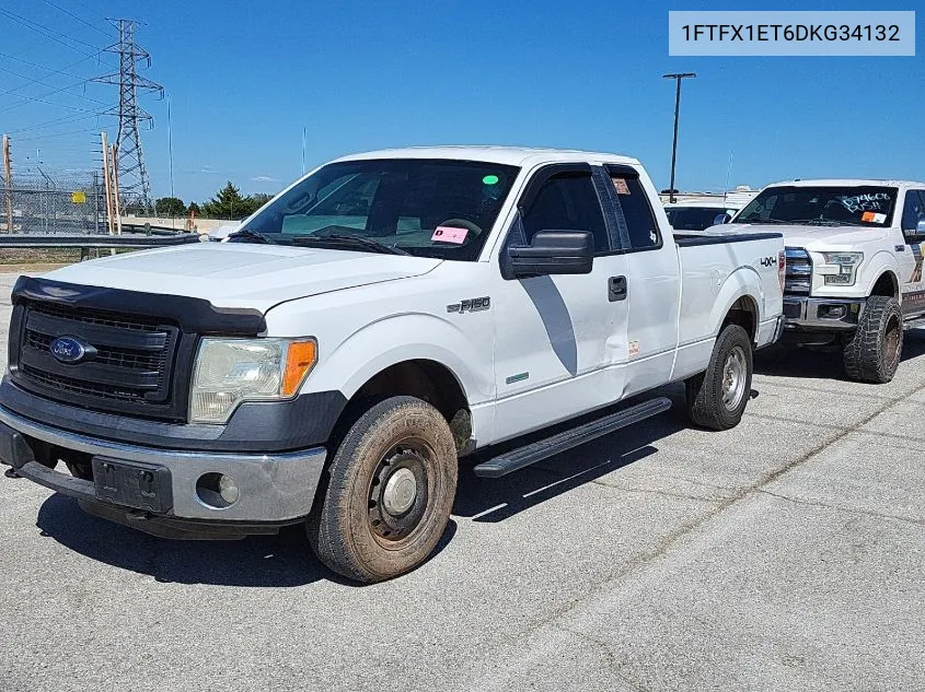 1FTFX1ET6DKG34132 2013 Ford F150 Super Cab