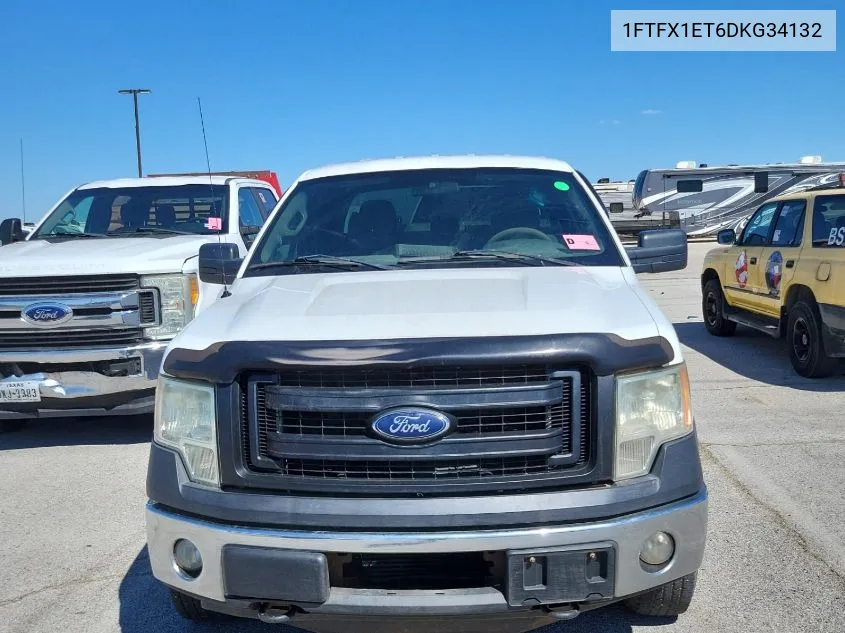 1FTFX1ET6DKG34132 2013 Ford F150 Super Cab