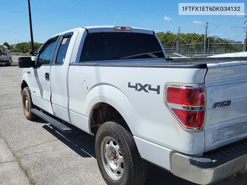 1FTFX1ET6DKG34132 2013 Ford F150 Super Cab