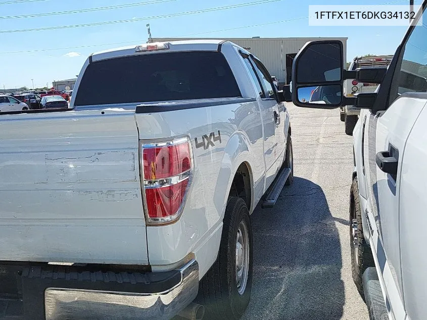 1FTFX1ET6DKG34132 2013 Ford F150 Super Cab