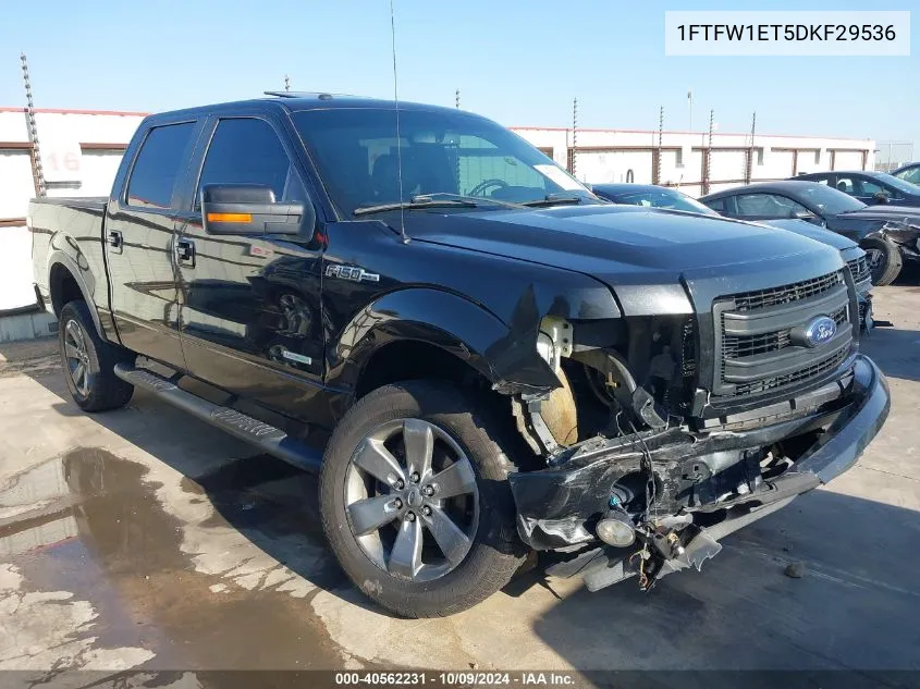 2013 Ford F-150 Fx4 VIN: 1FTFW1ET5DKF29536 Lot: 40562231