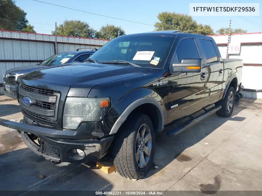 2013 Ford F-150 Fx4 VIN: 1FTFW1ET5DKF29536 Lot: 40562231