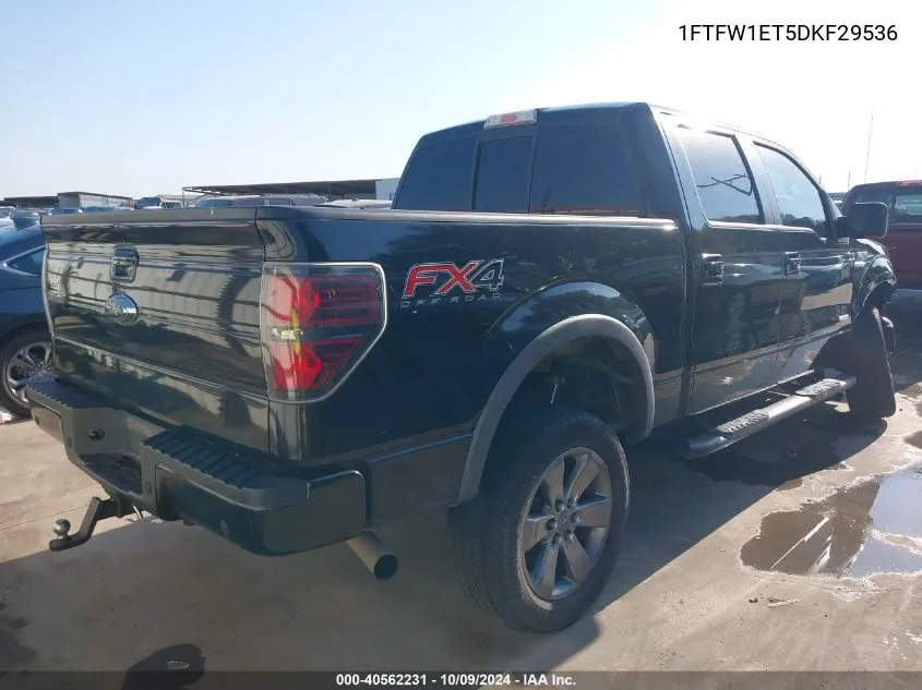 1FTFW1ET5DKF29536 2013 Ford F-150 Fx4