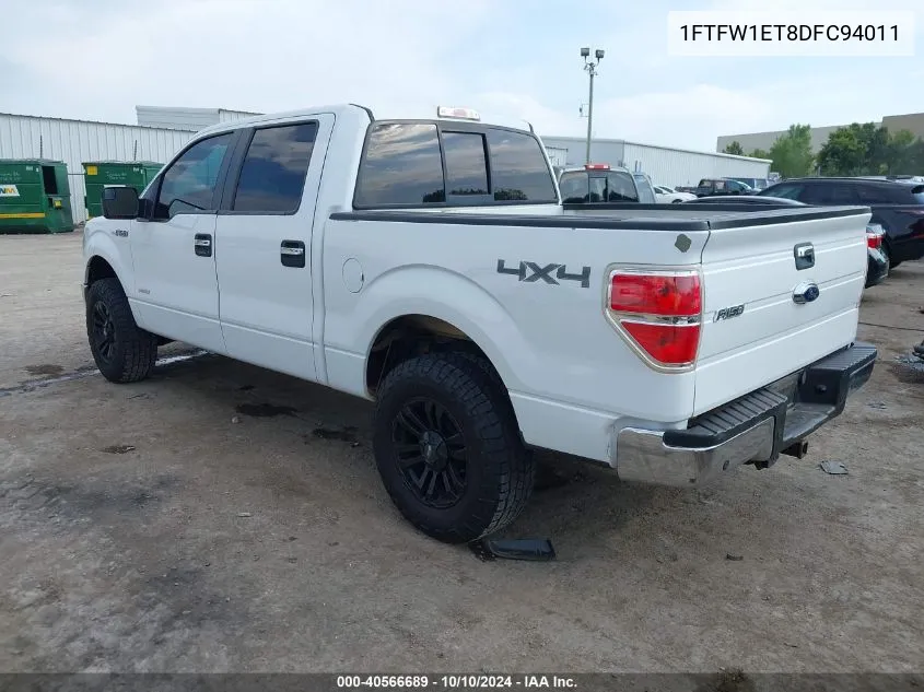 2013 Ford F-150 Xlt VIN: 1FTFW1ET8DFC94011 Lot: 40566689