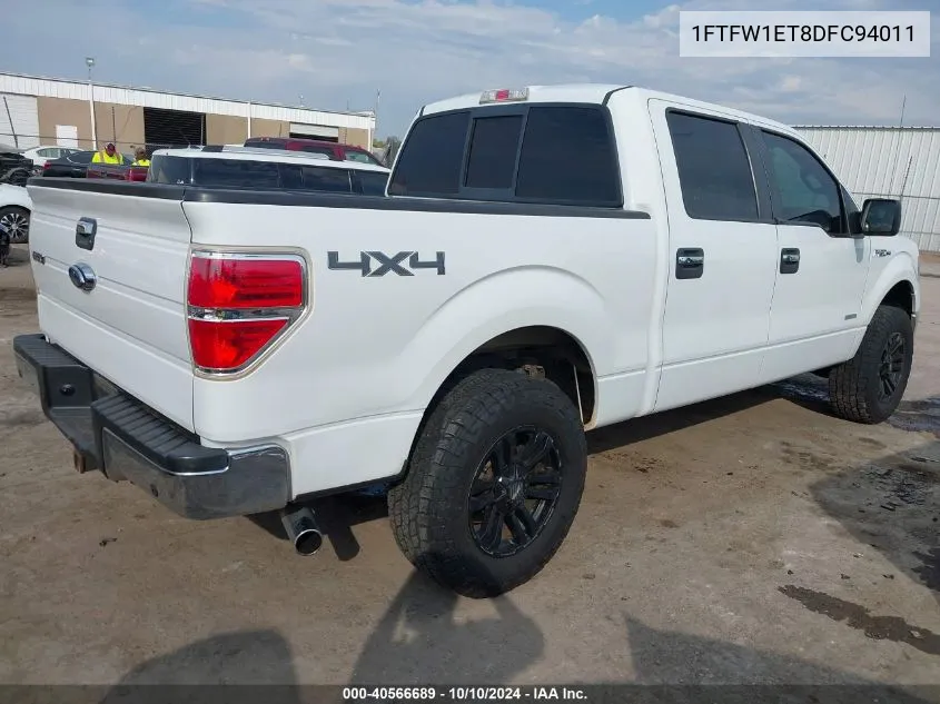 2013 Ford F-150 Xlt VIN: 1FTFW1ET8DFC94011 Lot: 40566689