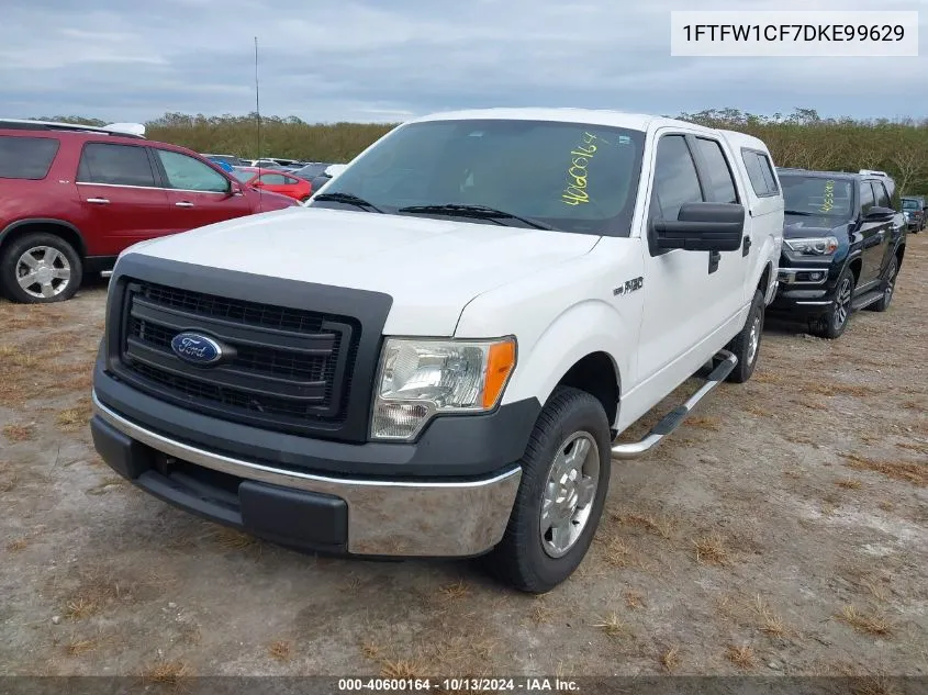 2013 Ford F-150 Xl VIN: 1FTFW1CF7DKE99629 Lot: 40600164