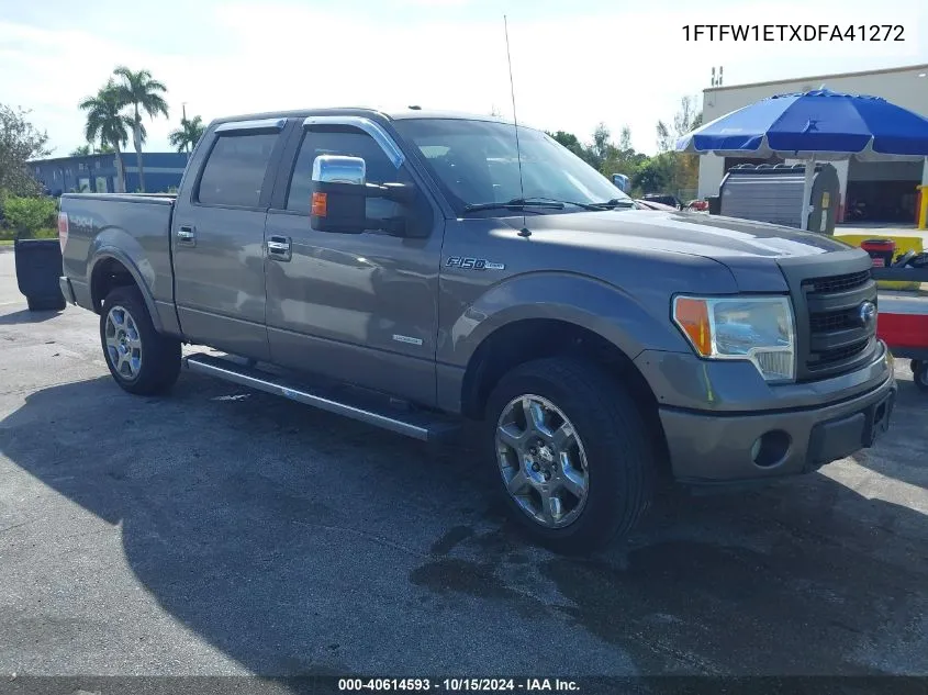 2013 Ford F-150 Lariat VIN: 1FTFW1ETXDFA41272 Lot: 40614593