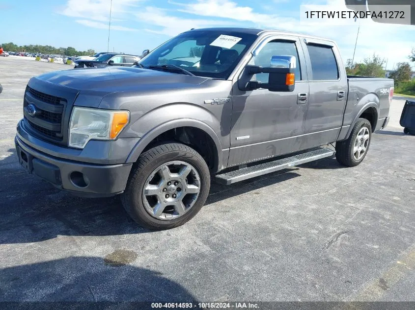 2013 Ford F-150 Lariat VIN: 1FTFW1ETXDFA41272 Lot: 40614593