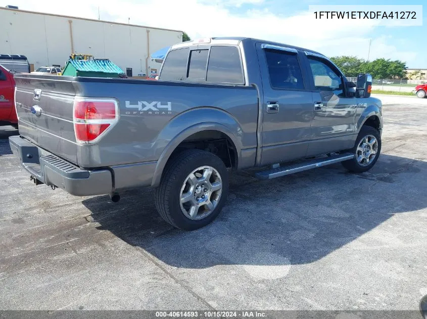 1FTFW1ETXDFA41272 2013 Ford F-150 Lariat