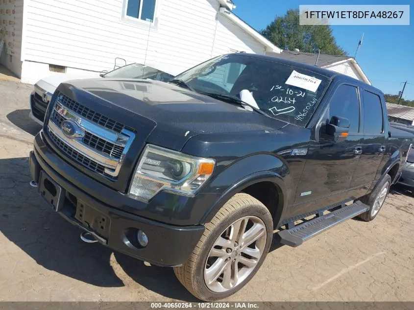 1FTFW1ET8DFA48267 2013 Ford F-150 Limited