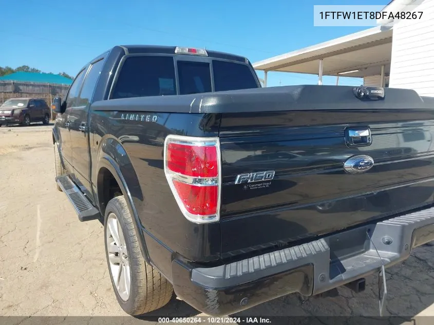 1FTFW1ET8DFA48267 2013 Ford F-150 Limited