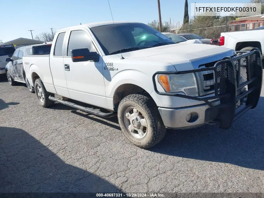 2013 Ford F-150 Xlt VIN: 1FTFX1EF0DKF00310 Lot: 40697331