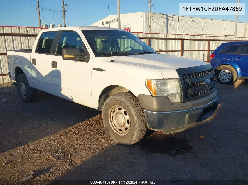 2013 Ford F-150 Xl VIN: 1FTFW1CF2DFA47869 Lot: 40710798