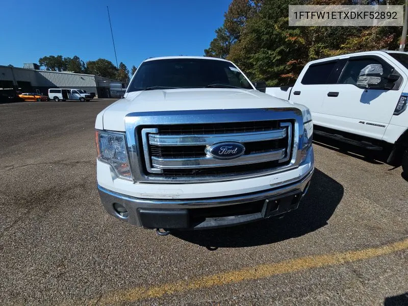 2013 Ford F150 Supercrew VIN: 1FTFW1ETXDKF52892 Lot: 40734098