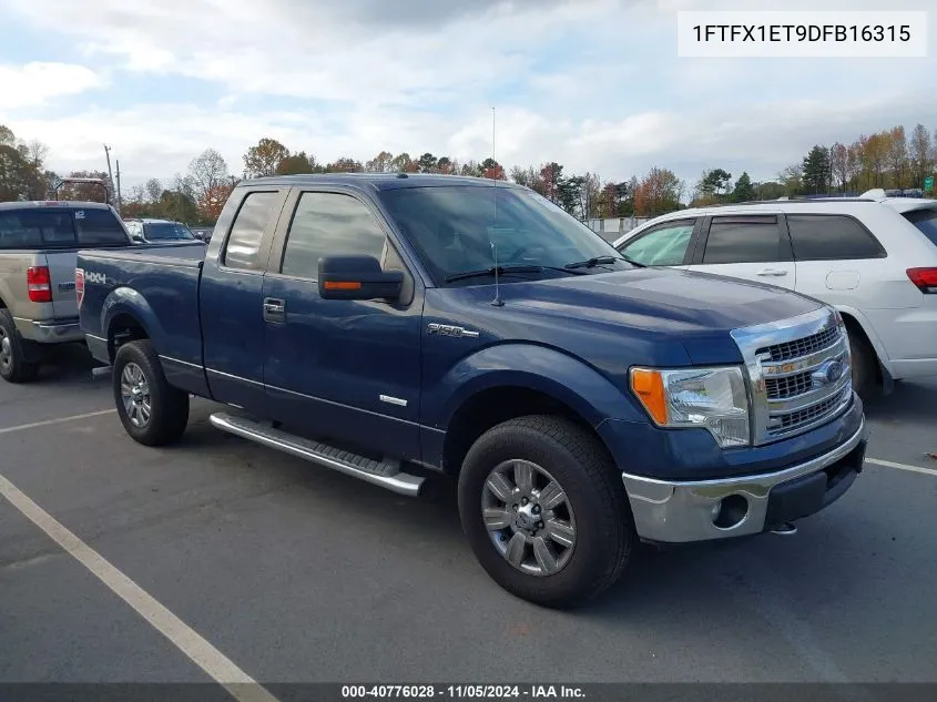 2013 Ford F-150 Xlt VIN: 1FTFX1ET9DFB16315 Lot: 40776028