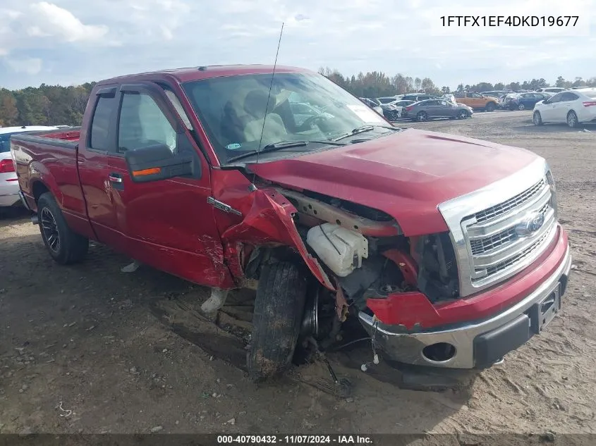 2013 Ford F-150 Xlt VIN: 1FTFX1EF4DKD19677 Lot: 40790432