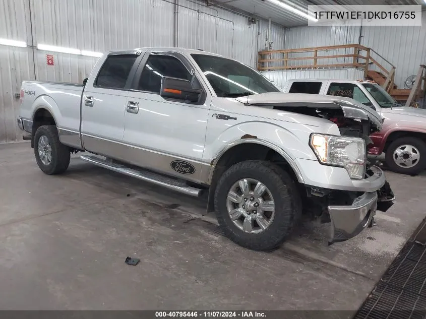 2013 Ford F-150 Xlt VIN: 1FTFW1EF1DKD16755 Lot: 40795446