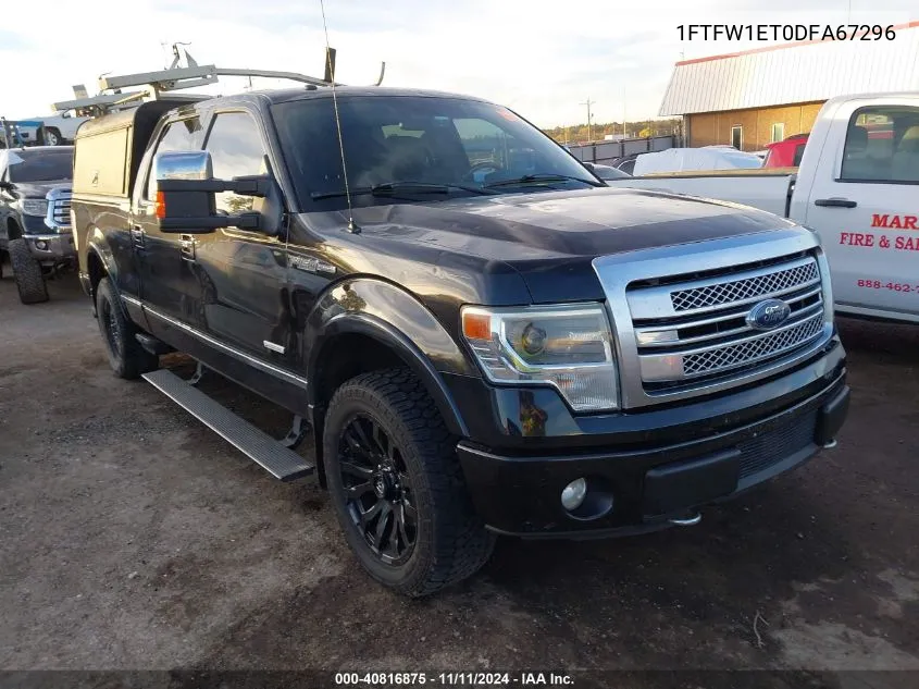 2013 Ford F-150 Platinum VIN: 1FTFW1ET0DFA67296 Lot: 40816875