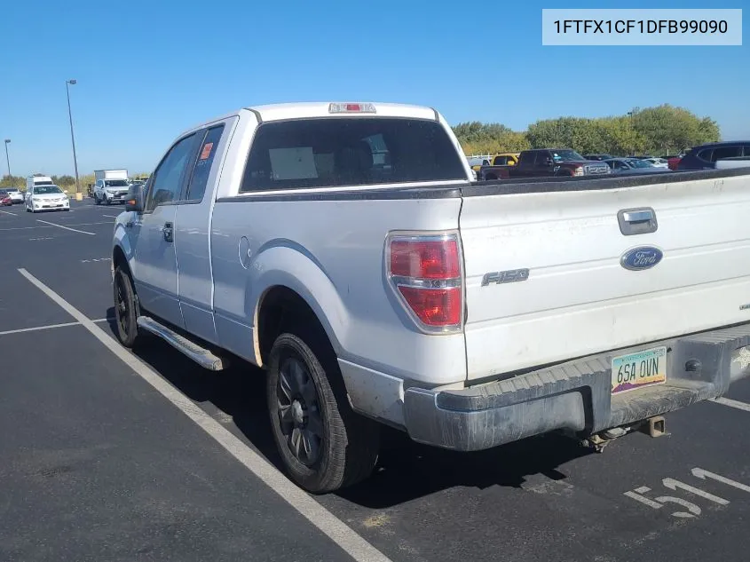 2013 Ford F150 Super Cab VIN: 1FTFX1CF1DFB99090 Lot: 40820711