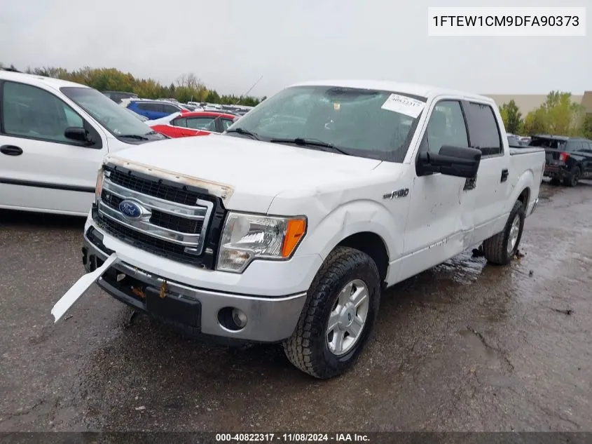 2013 Ford F-150 Xlt VIN: 1FTEW1CM9DFA90373 Lot: 40822317