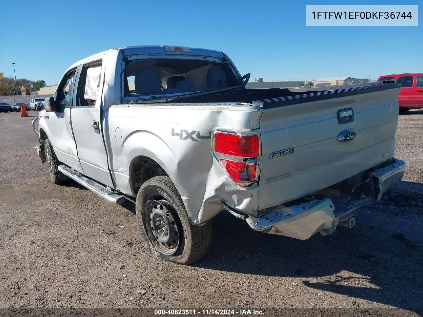 2013 Ford F-150 Xlt VIN: 1FTFW1EF0DKF36744 Lot: 40823511