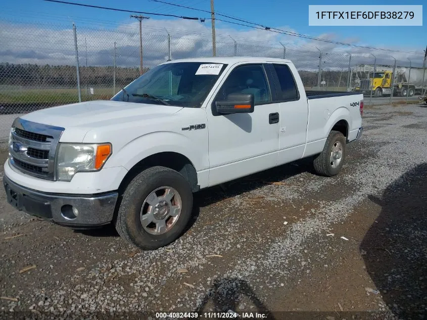 2013 Ford F-150 Xlt VIN: 1FTFX1EF6DFB38279 Lot: 40824439