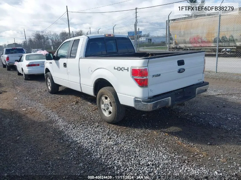 2013 Ford F-150 Xlt VIN: 1FTFX1EF6DFB38279 Lot: 40824439