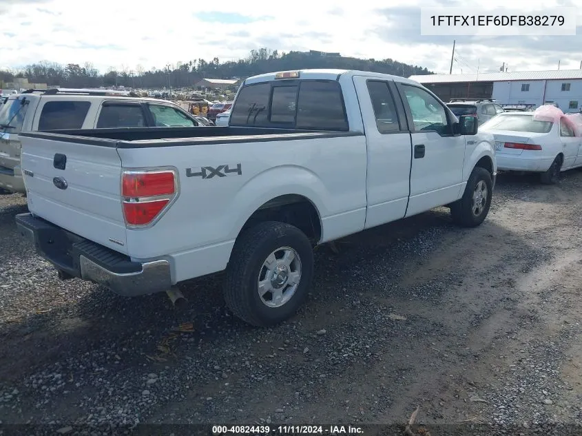 2013 Ford F-150 Xlt VIN: 1FTFX1EF6DFB38279 Lot: 40824439