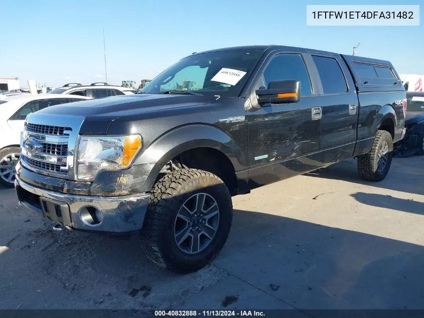 2013 Ford F-150 Xlt VIN: 1FTFW1ET4DFA31482 Lot: 40832888