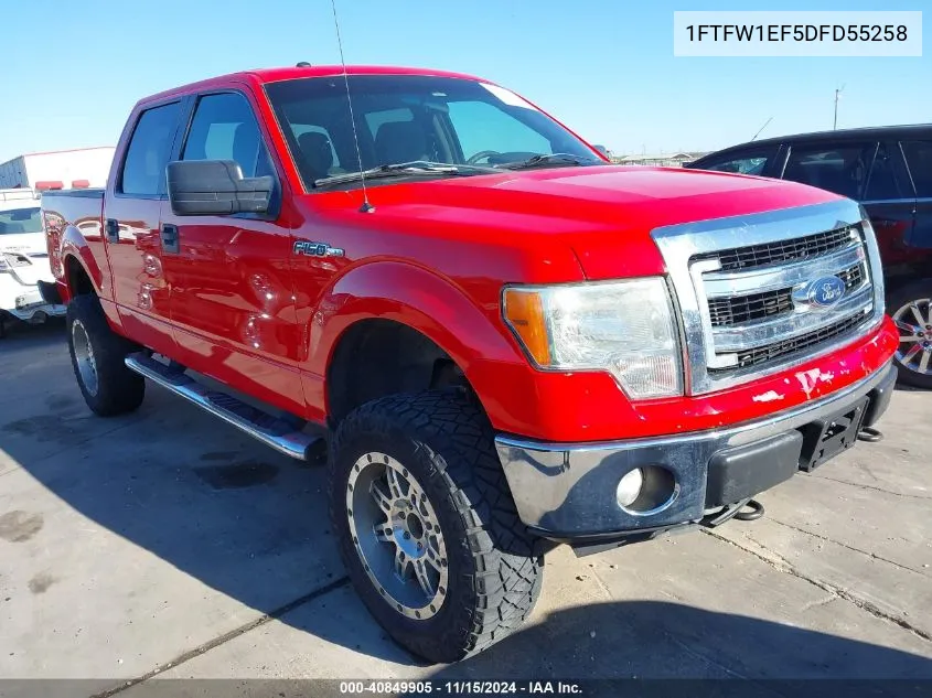 2013 Ford F-150 Xlt VIN: 1FTFW1EF5DFD55258 Lot: 40849905