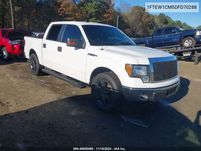 2013 Ford F-150 Xlt VIN: 1FTEW1CM5DFD70288 Lot: 40858495