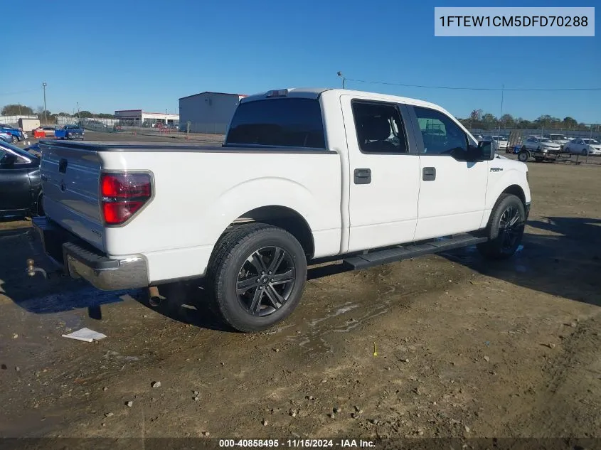 2013 Ford F-150 Xlt VIN: 1FTEW1CM5DFD70288 Lot: 40858495