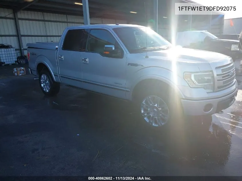 1FTFW1ET9DFD92075 2013 Ford F-150 Platinum