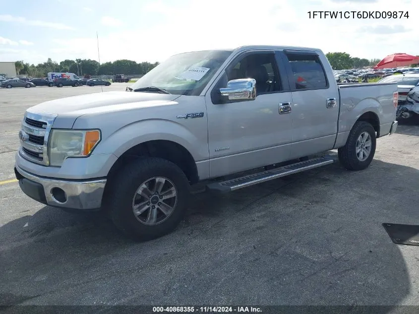 2013 Ford F-150 Xlt VIN: 1FTFW1CT6DKD09874 Lot: 40868355