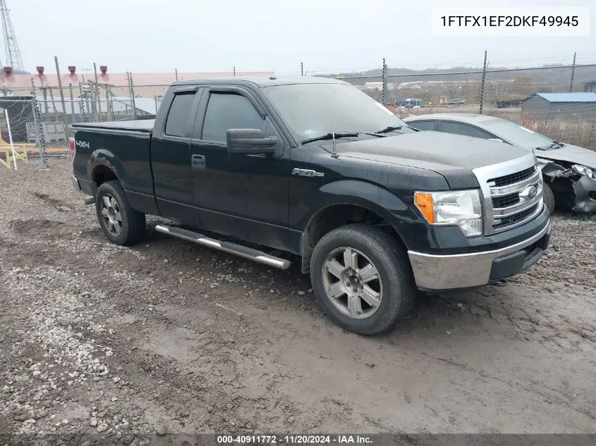 2013 Ford F-150 Xlt VIN: 1FTFX1EF2DKF49945 Lot: 40911772