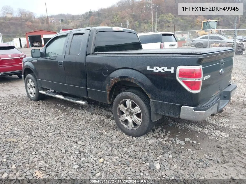 2013 Ford F-150 Xlt VIN: 1FTFX1EF2DKF49945 Lot: 40911772