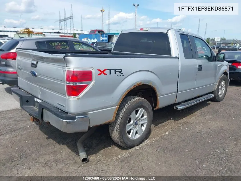 2014 Ford F-150 Xlt VIN: 1FTFX1EF3EKD86871 Lot: 12063460