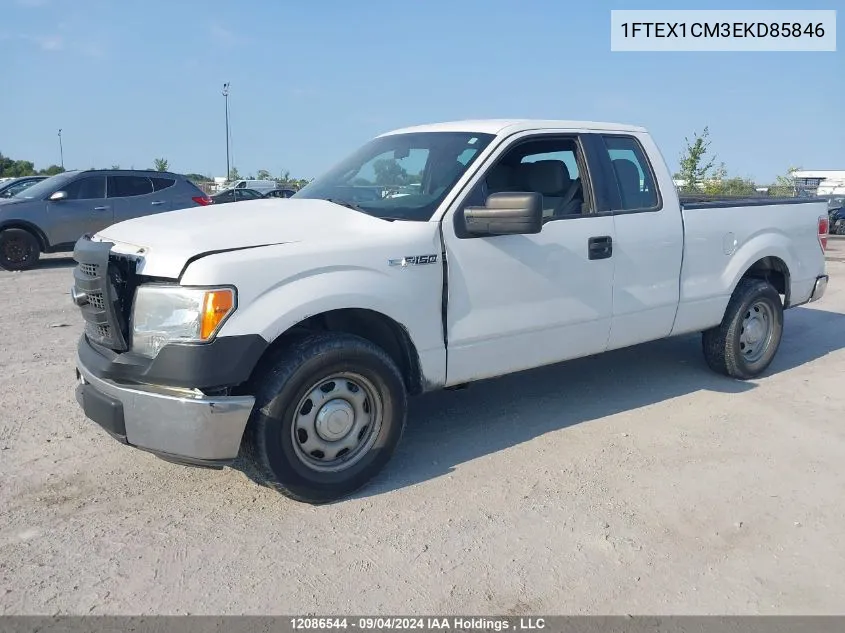 2014 Ford F-150 Xl VIN: 1FTEX1CM3EKD85846 Lot: 12086544