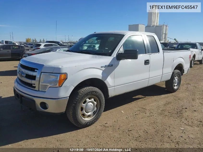 1FTEX1EM9EFC45547 2014 Ford F150 Super Cab