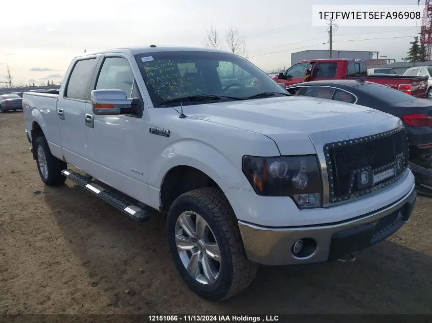 2014 Ford F150 Supercrew VIN: 1FTFW1ET5EFA96908 Lot: 12151066