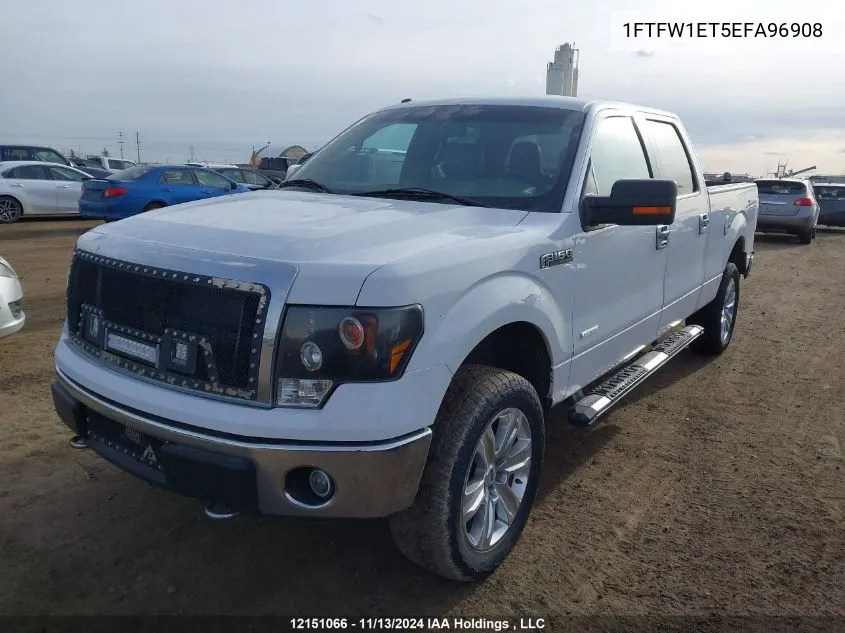 2014 Ford F150 Supercrew VIN: 1FTFW1ET5EFA96908 Lot: 12151066