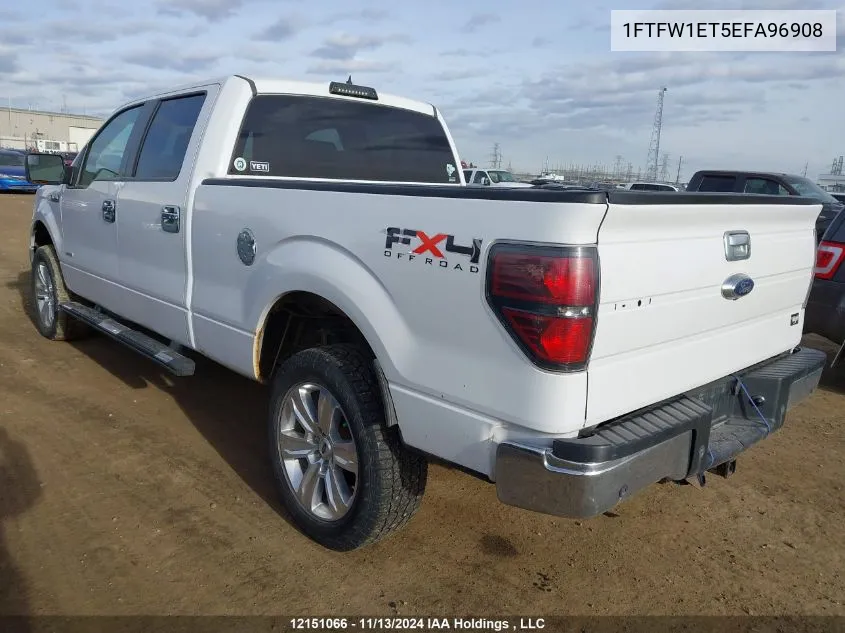 2014 Ford F150 Supercrew VIN: 1FTFW1ET5EFA96908 Lot: 12151066