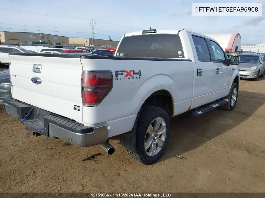 2014 Ford F150 Supercrew VIN: 1FTFW1ET5EFA96908 Lot: 12151066