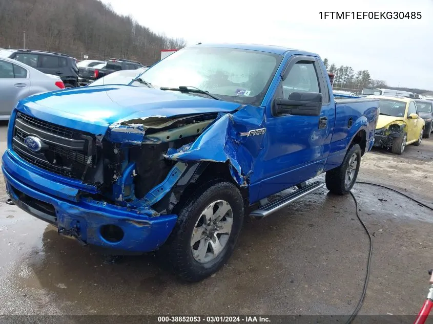 2014 Ford F-150 Stx VIN: 1FTMF1EF0EKG30485 Lot: 38852053