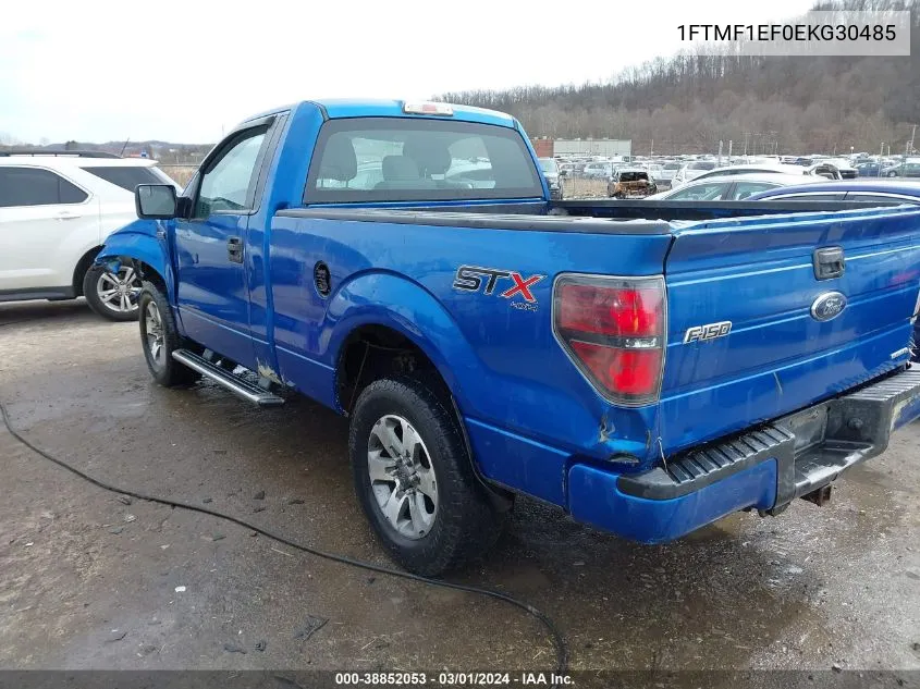 2014 Ford F-150 Stx VIN: 1FTMF1EF0EKG30485 Lot: 38852053