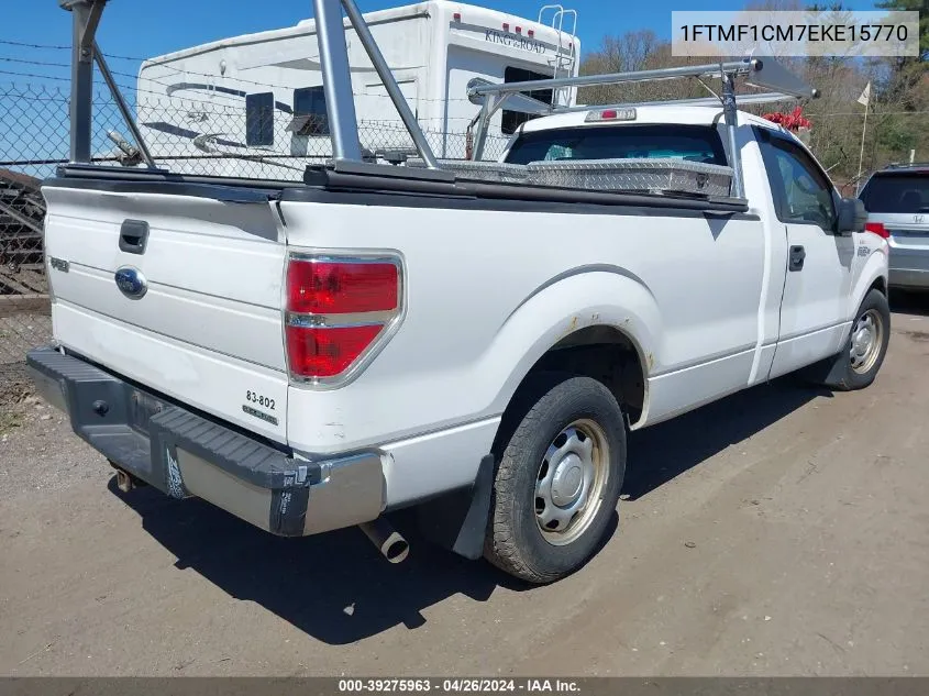 2014 Ford F-150 Xl VIN: 1FTMF1CM7EKE15770 Lot: 39275963