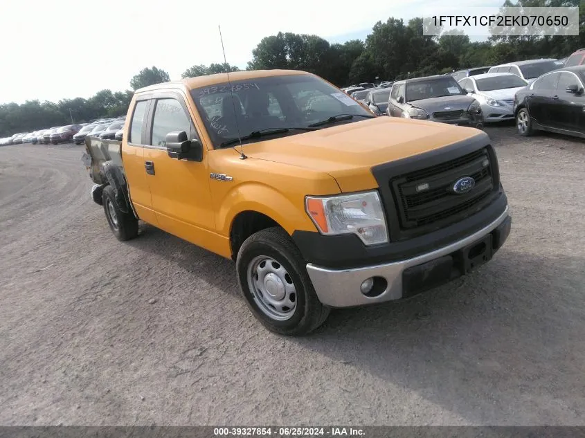 2014 Ford F-150 Xl VIN: 1FTFX1CF2EKD70650 Lot: 39327854