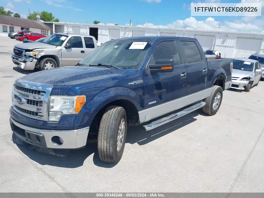 2014 Ford F-150 Xlt VIN: 1FTFW1CT6EKD89226 Lot: 39345246