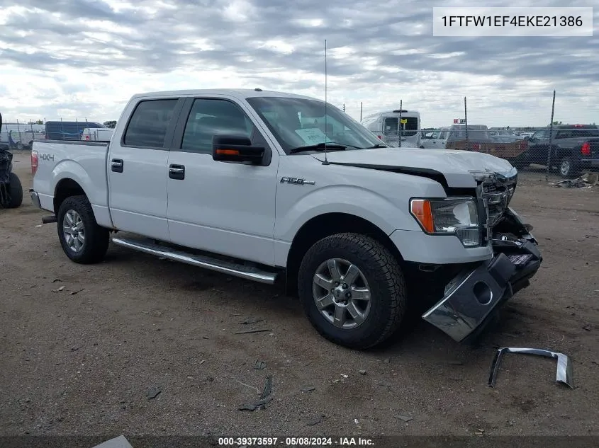 2014 Ford F-150 Xlt VIN: 1FTFW1EF4EKE21386 Lot: 39373597